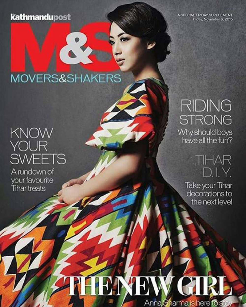 Anna Sharma For M&S November Issue 2015